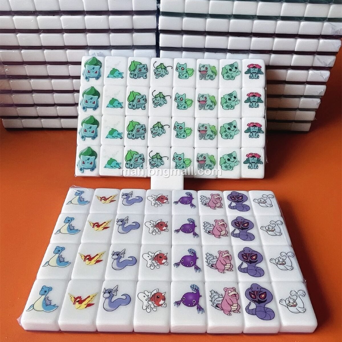 Eenvoudige verpakking,65 Blokken 30mm Seaside Escape Game,Ontsnappingsspel in Mahjong-stijl,Spel aan Zee,Tegelspel voor Volwassenen en Kinderen,met ABS Kunststof,met DIY PVC-DRIE Extra Stickers