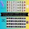 (Scooby vs Bad Guy) XL Seaside Escape Mahjong Tiles Game Customized Set, Tiktok Viral ASMR Funny Game For Any Age Two Players Puzzle Board Party Game Gifts