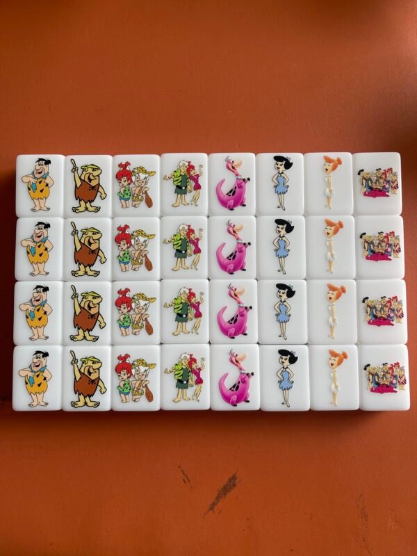 (The Jetsons vs The Flintstones) XL Seaside Game Customized 65 Set, Tiktok Viral ASMR Funny Game For Any Age Two Players Puzzle Board Party Game Gifts