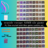 (Tiktok Subs_ Theme) XL Seaside Escape Mahjong Tiles Game Customized Set, Tiktok Viral ASMR Funny Game For Any Age Two Players Puzzle Board Party Game Gifts