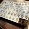 01_leopard-american-mahjong-set Luxury Leopard American Mahjong Set, 1.2'' 160 Engraved Tiles, Black Gold Mahjong Gift