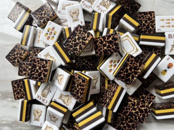03_leopard-american-mahjong-set Luxury Leopard American Mahjong Set, 1.2'' 160 Engraved Tiles, Black Gold Mahjong Gift